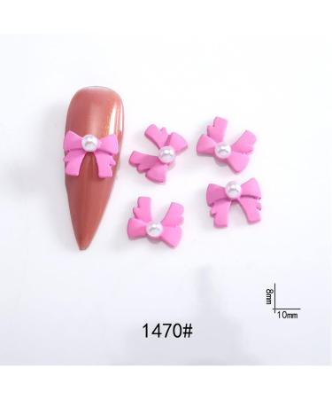 Bows Nail Charm Bowknot Beads Design Bowknot Nail Art 3D Bows Nail Art Decorations Colorful Nails Jewelry Bows Nail Charm - Buy Online on GoSupps.com