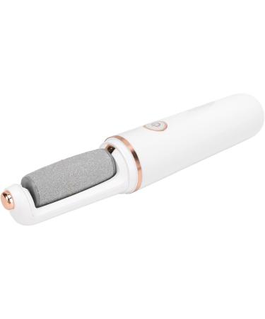 Electric Foot Callus Remover Rechargeable Professional Pedicure Tools Set 2 Different Roller Heads White - Buy Online on GoSupps.com