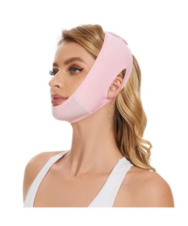 Double Chin Mask Reusable Face Strap Double Chin Reducer Chin Strap Face Lifting Belt V Line Face Chin Lifting Strap V line Lifting Mask V Shaped Belt for Sagging Jaw Exerciser for Women