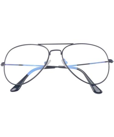 Buy ALWAYSUV Classic Metal Frame Vintage Glasses - Stylish Black Decorative Eyewear for Men & Women - International Shipping Available - Buy Online on GoSupps.com