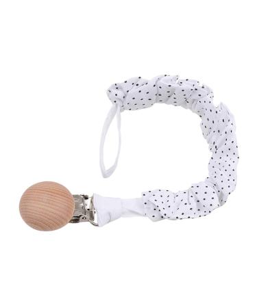 Tian-K Pacifier Chain | Handmade Cotton & Beech Wood Baby Clip | Safe Nipple Toys for Infants - Buy Online on GoSupps.com