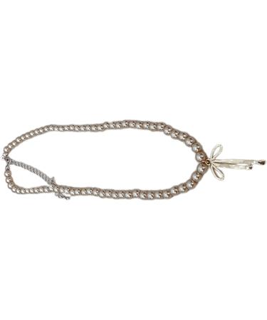 SOUTHJIELING Elegant Bow Pendant & Choker Pearl Necklace - Brown Pearl Charm Jewelry for Women - Buy Online on GoSupps.com