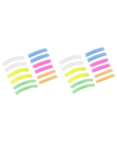 Healifty 2 Sets Eyelash Tool Silicone Eyelash Perm Pads Lashes Tool Eyelash Perm Silicone Rods Eyelash Extension Tools Eyelash Curler Shield Pads False Fake Eyelashes Protection Pad 5.2*0.8cmx2pcs As Shownx2pcs