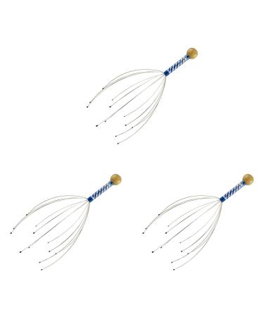Toranysadecegumy 3 x head massage spider head masseur for relaxation therapy and stress relief