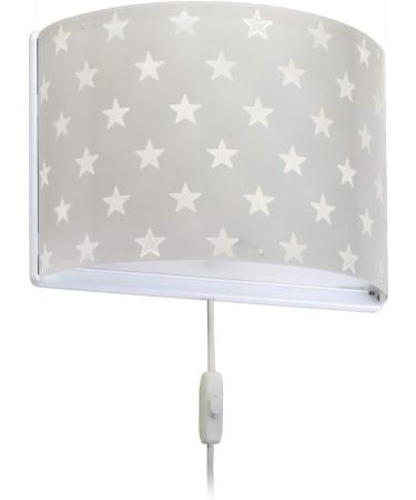 Buy Dalber Children's Wall Lamp | Grey Star Design | E27 | Perfect for Kids' Rooms - 81218L - Buy Online on GoSupps.com