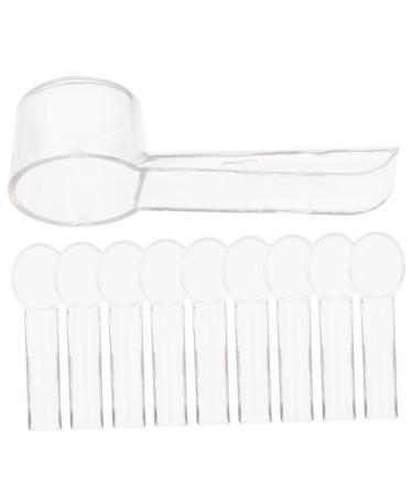 Beavorty 10 pieces of toothbrush caps Dust protection cases for toothbrushes Dust protection cases for electric toothbrushes reusable toothbrush sleeves creative toothbrush sleeves