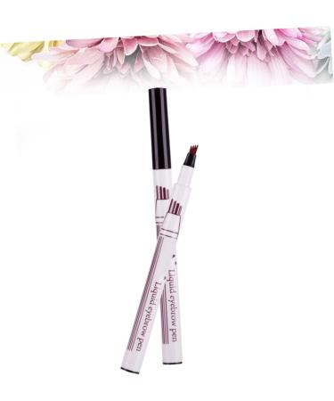 Beavorty 2pcs eyebrow pen eyebrow makeup liquid eyebrow pen eyebrow pencil Miss tool No smudge Brow Pencil 1 count (Pack of 1) As Shownx2pcs - Buy Online on GoSupps.com