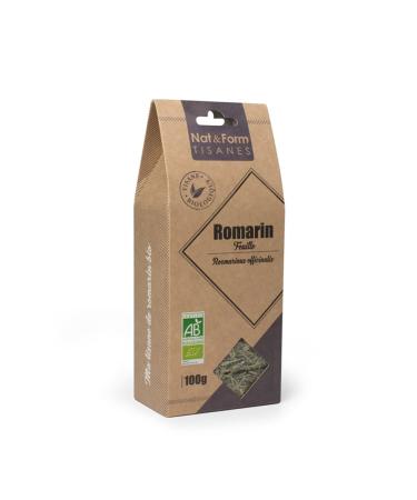 Nat & form Organic Rosemary Leaf Herbal Tea 100g Nat&Form