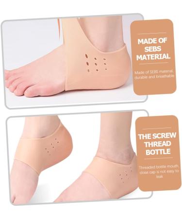 NOLITOY Height Increasing Insoles - 2 Pairs Unisex Silicone Heel Pads for Men & Women - Foot Protectors & Height Boosters - Buy Online on GoSupps.com
