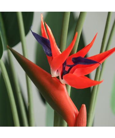 Greenery Tall Fake Plants Bird of Paradise Faux Large Green Plants for Home Decoration Fake Potted Plants Indoor for Home Office Maintenance Free (Color : 51.1") (51.1") - Buy Online on GoSupps.com