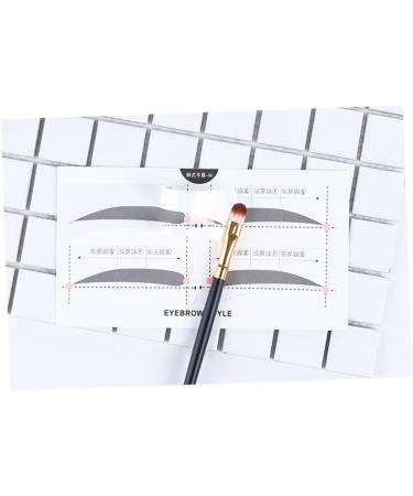Didiseaon 2 Eyebrow Template with Strap Beauty Eyebrow Makeup Tools Eyebrow Stickers Portable A607 Card - Buy Online on GoSupps.com