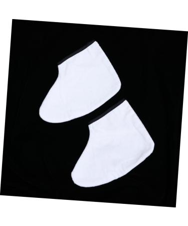 Housoutil 1 Pair Hot Wax Bags Pro Cozies Liners Wax Sock Feet Spa Cover Paraffin Bath Liners Wax Mittens Paraffin Feet Bags Paraffin Feet Socks Wax Bath Booties White Foot Short Boots - Buy Online on GoSupps.com