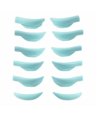 Lash Lift Pad Shield Ultra Curl Eyelash Pads Mega L Shape Perm Rod Roller With 6 Size Silicone Guard Lifting Eyelashes Up Rapidly DIY Perming At Home Dolphin Rods Stay Well Won't Escape From Eyes