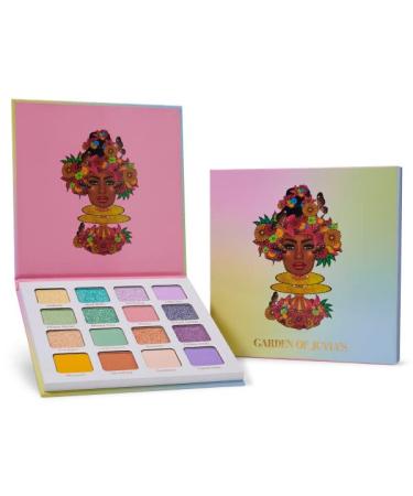 Juvia's Place Garden of Juvia s Eyeshadow Palette - 16 Pan Palette Tan Auburn & Rich Dark Chocolate Mattes and Shimmers Highly Pigmented and Buttery Texture