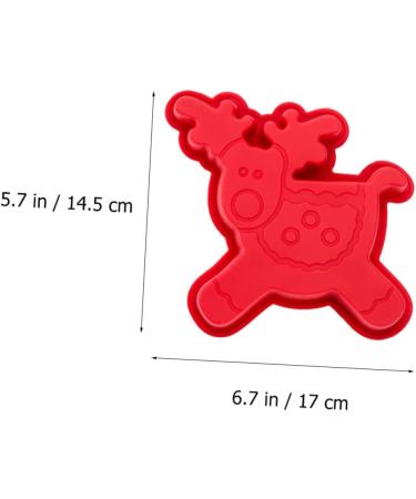 PRETYZOOM Small Cake Mold 6 pcs Biscuit Mould Christmas Making Mold Molds DIY Themed Cake Baking Cartoon Dessert Adorable 17.6X14.5X3CMx3pcs As Shownx3pcs - Buy Online on GoSupps.com
