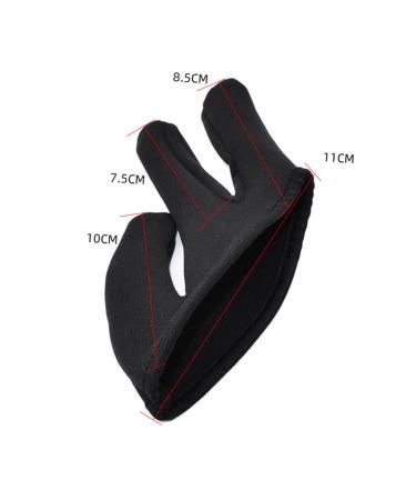 CLISPEED Hair Straightener Gloves 1pc Finger Cot Gloves Hair Curler Modeling Finger Guard Heat Resistant Barber Gloves Black 11x10cm - Buy Online on GoSupps.com