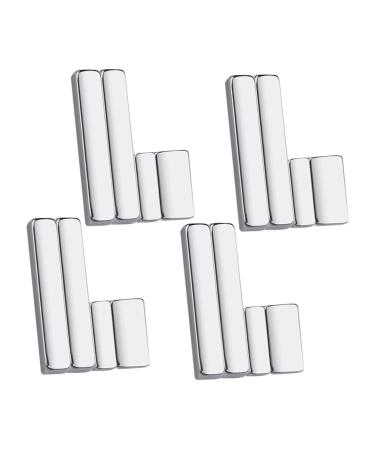 FOYTOKI 4 Sets Magnetic Nail Polish Kit Cat Eye Nail Magnets Magnet for Nails Polish Cat Eye Nail Magnet for Nails Manicure Magnetic Tool Cat Eye Magnets Cat Eye Gel Nail Polish Magnet