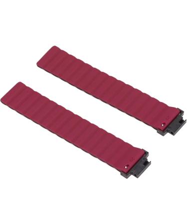 Lantro JS Soft Breathable Silicone Adjustable Magnet Bracelet for Verge/Verge Lite - Black/Orange (Black and Red) | International Shipping - Buy Online on GoSupps.com