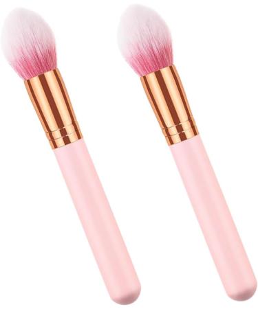 BIUDECO 2pcs Cosmetics Brush Makeup Brush Cosmetic Brush Makeup Powder Brush Concealer Brush Wooden - Buy Online on GoSupps.com