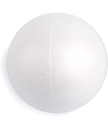 2 Pack 6-Inch Round White Foam Balls for Crafts - Polystyrene Spheres for DIY Projects, Ornaments, School Modeling - 6 Inches Diameter - Buy Online on GoSupps.com
