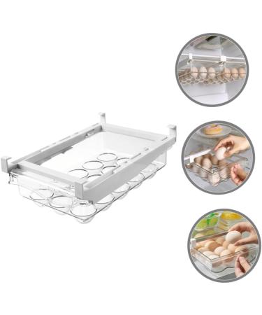LABRIMP Fridge Egg Drawer Drawer Egg Crisper Eggs Fridge Egg Holder for Refrigerator Egg Carrier Egg Rack Food re-usable - Buy Online on GoSupps.com