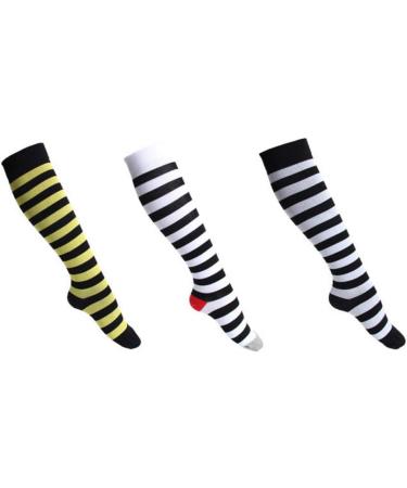 Angoter Compression Stockings for Men & Women - Long Sports Socks for Walking Cycling & Pregnancy | Size L-XL Style 17 - Buy Online on GoSupps.com