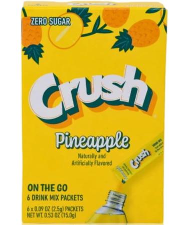 Crush Sugar Free Pinapple Grape & Orange : Low Carb Zero Sugar Drink Mix - 3 boxes of 6 packs - 1 box of Grape Raisin- 1 box of Orange - 1 Box of Pinapple - Ananas - Sugar Free Drink Mix - Keto Drink Mix Zero Guilt! Low Carb Zero Sugar Drink Mix - Comes w - Buy Online on GoSupps.com