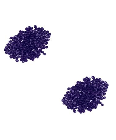 Frcolor 2st Hartwachs kit pearl beans grow depilatory pearl The pearl delightful wax beans painless beans waxing waxing for home beeswax hair removal violet mediumx2pcs lilax2stk