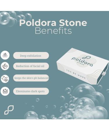 Natural Stone Face & Body Exfoliating Scrubber 6 Pack | Persian Sefidab Inspired | Deep Clean & Skin Revitalizing Exfoliant - Buy Online on GoSupps.com