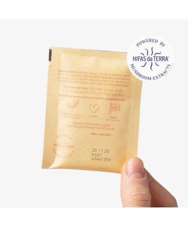 Caf aux champignons London Nootropics Flow | Caf adaptog ne l hydne h risson et l orpin rose | 12 sachets - Buy Online on GoSupps.com