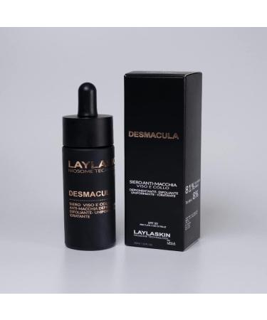  LAYLA LaylaSkin DESMACULA - Anti-Dark Spot Serum for Face and Neck. Reduce dark spots and even out skin tone with SPF 50. Active ingredients: NIO-VCS NIO-OXY and SKINPERF . Suitable for sensitive skin. - Buy Online on GoSupps.com