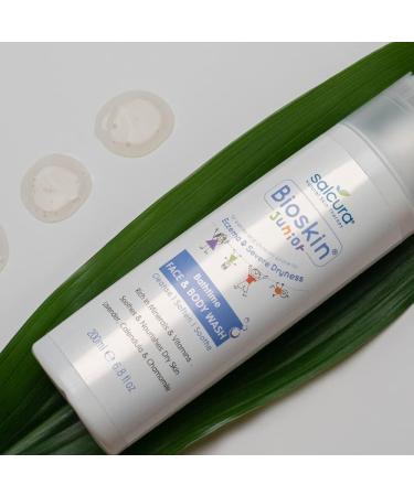 Salcura Bioskin Junior Face and Body Wash 200ml - Gentle Effective Skincare for Sensitive Skin - International Shipping Available - Buy Online on GoSupps.com
