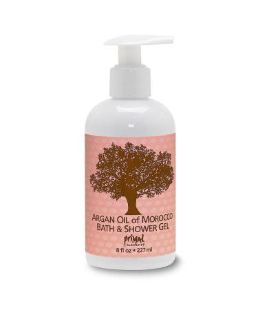 Primal Elements Argan Oil of Morocco Bath and Shower Gel 8 Fluid Ounce