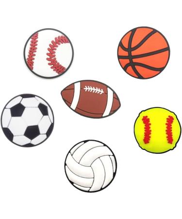 JunxinGYL 25Pcs Sports Shoe Charms - Boys Girls Football Baseball Basketball Party Favors - Buy Online on GoSupps.com