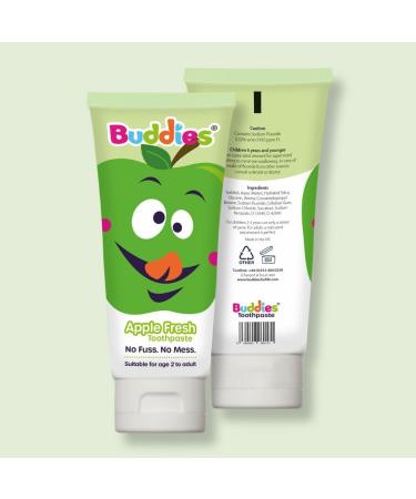 Cosmolab Buddies Apple Fresh Toothpaste Buddies and Senses bestseller toothpaste Now in an environmentally friendly tube of 1 x 75 ml - Buy Online on GoSupps.com