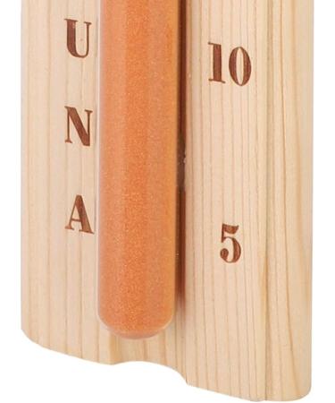 BTOSEP Sauna Timer | Accurate Heat Resistant Wooden Hourglass for Spa & Bath | Pinewood Design 33x8x4 cm - Buy Online on GoSupps.com