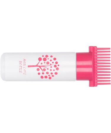Colcolo Hair Dye Bottle Brush Roots Comb Bottle Perming Tools Multifunctional Hair Oil for Salon Home Rose - Buy Online on GoSupps.com