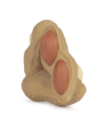Oli & Carol Baby Teething Ring - Natural Rubber Paco the Peanut | 8 cm | Eco-Friendly & Safe for Infants - Buy Online on GoSupps.com
