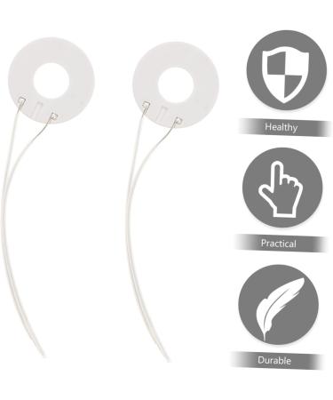 Mikinona 2pcs Ceramic Heating Plates Hot Ring for Hair Dressing Hair Curling Wand Hairdressing Appliance Ceramic Coil Coils Appliance Repair Ceramic Coil Tool Plastic Electro-Thermal White - Buy Online on GoSupps.com