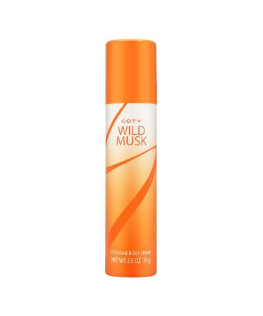 Coty Wild Musk Cologne Body Spray - 2.5 oz - 2 pk