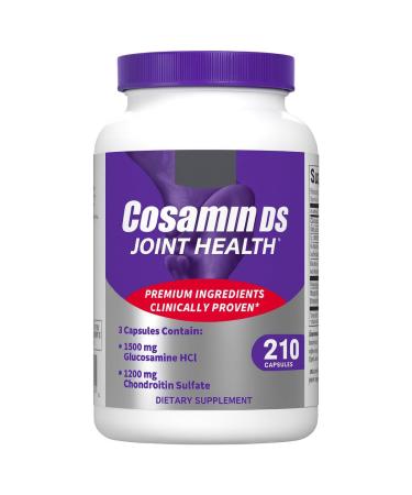 CosaminDS Joint Health Supplement with Glucosamine & Chondroitin for Men s & Women's Joint Health 210 Capsules