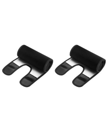 MOVKZACV 1Pair Slim Heat Thigh Trimmers - Increase Heat & Sweat for Weight Loss | Compression Sleeves for Slimmer Toned Legs | Black - Buy Online on GoSupps.com