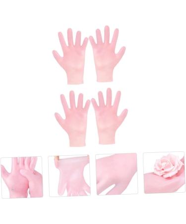 Beavorty 2 Pairs whitening moisturizing Gloves Cracked Hands Anti- Drying Beauty Mitten Gel Gloves Grooming Glove spa Socks Womens Glove Bedtime Gloves moisturizing Socks Miss Dryness sebs - Buy Online on GoSupps.com