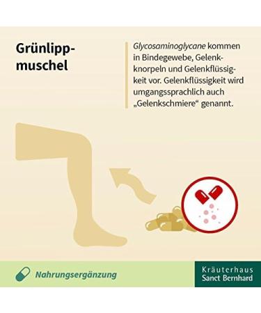 Sanct Bernhard green mussels capsules 150 capsules - Buy Online on GoSupps.com