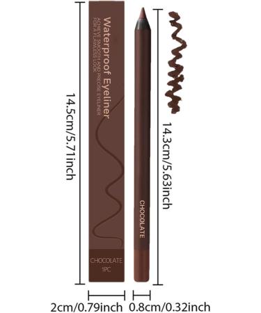 Eyeliner Pencil Smooth Eye Pencil Intensely Pigmented Long Lasting Makeup Pencil for Women and Girls Daily Use Party Performances - Buy Online on GoSupps.com
