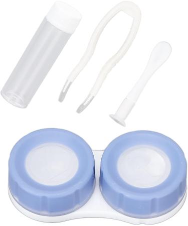 Angrek Mini Contact Lens Container Set - Portable Purple Storage Box with Complete Accessories - Stylish & Compact Design - Buy Online on GoSupps.com