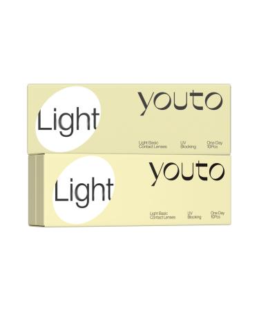 Youto daily lenses with blue light filter 10 pieces help to reduce the feeling of tired & dry eyes -daily contact lenses with BC 8.7 mm dia 14.0 mm UV protection & pleasant wear -4.25 Dioptries - Buy Online on GoSupps.com