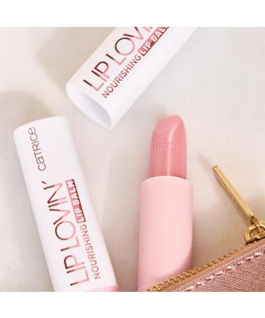 Catrice Lip Lovin' Nourishing Lip Balm No. 020 Cozy Rose - Vegan Moisturizing Repairing Glossy Lip Care (3.5g) - Buy Online on GoSupps.com