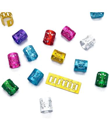 Seven colours 210 pieces hair extension rings hair braid rings hair extension rings for party fashion show photo wedding - Buy Online on GoSupps.com