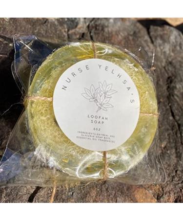 Nurse Yelhsa's Loofah Soap & Scrub|Handmade Loofah Soap Bar|Exfoliating Loofah Bar (Yellow Citrus) Yellow Citrus - Buy Online on GoSupps.com